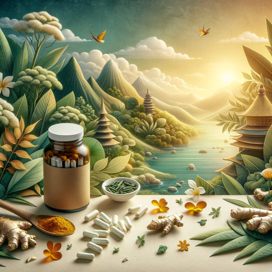natural ingredients like turmeric and ginger