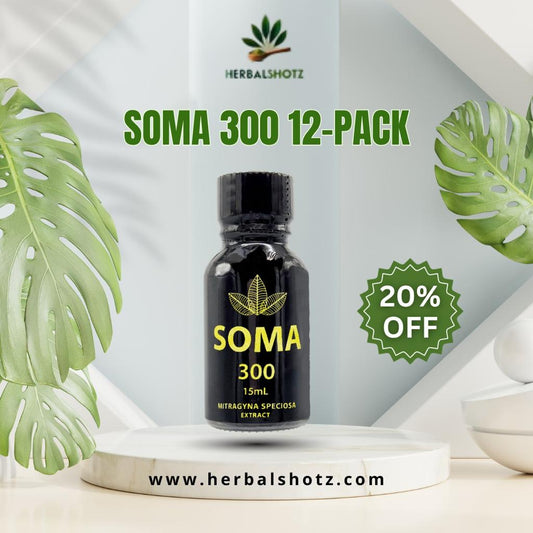 Experience Tranquility: Soma 300 Kratom Shot Now Available on HerbalShotz.com
